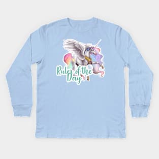 Celestia - Ruler of the Day Kids Long Sleeve T-Shirt